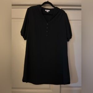 Black Shift Dress.